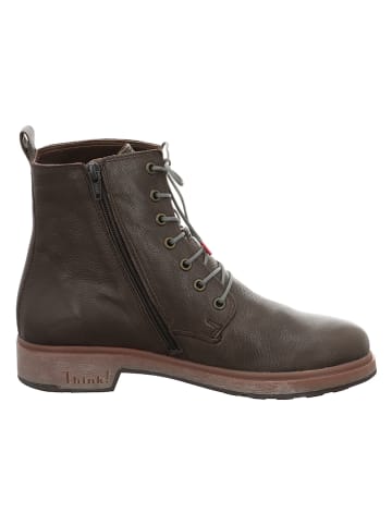 Think! Leder-Boots "Cogita" in Braun