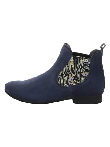 Think! Leder-Chelsea-Boots "Guad" in Dunkelblau
