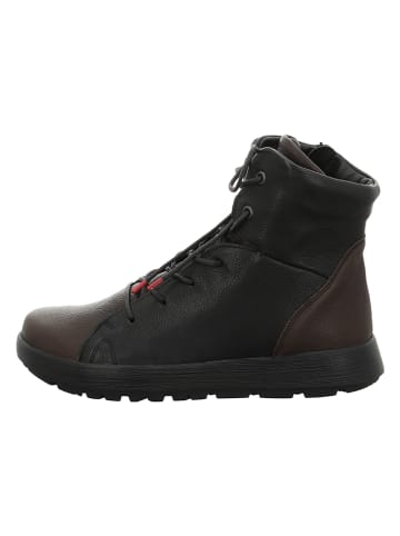 Think! Leren boots "Comoda" zwart/bruin