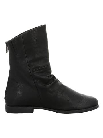 Think! Skórzane botki "Agrat" w kolorze czarnym