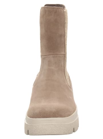 Think! Leder-Chelsea-Boots "Kangae" in Beige