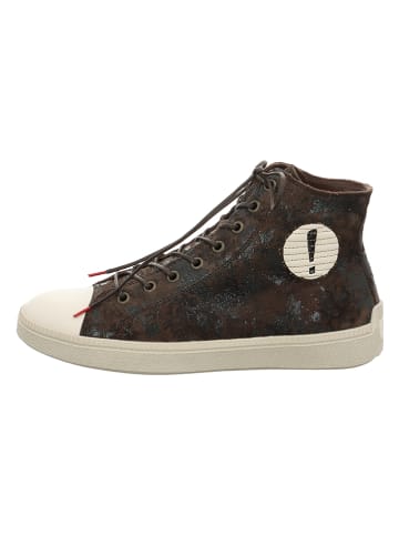 Think! Leder-Sneakers "Turna" in Braun