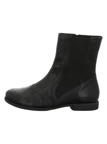 Leder-Boots "Agrat" in Schwarz