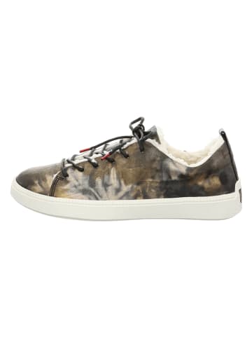 Think! Skórzane sneakersy "Turna" ze wzorem