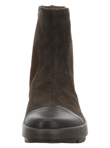 Think! Leder-Chelsea-Boots "Comoda" in Braun