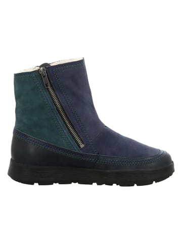 Think! Leren boots "Comoda" paars/petrol