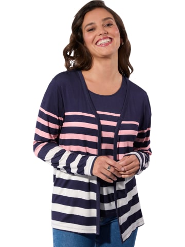 WITT WEIDEN Twinset donkerblauw/rosé