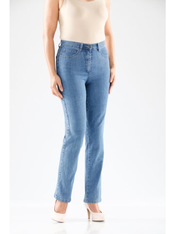 Dżinsy - Slim fit - w kolorze błękitnym