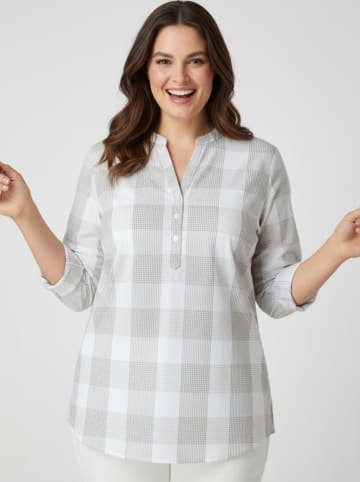 WITT WEIDEN Blouse taupe/wit
