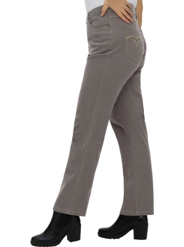 Spijkerbroek - tapered fit - grijs