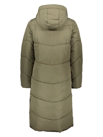 Wintermantel in Khaki