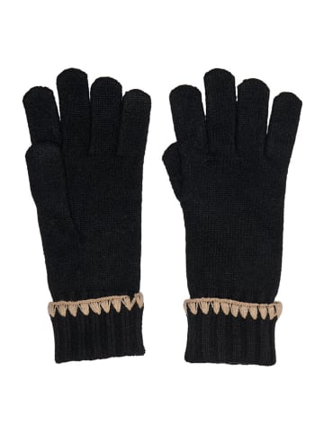 Fingerhandschuhe in Schwarz