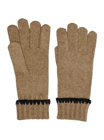 Fingerhandschuhe in Hellbraun
