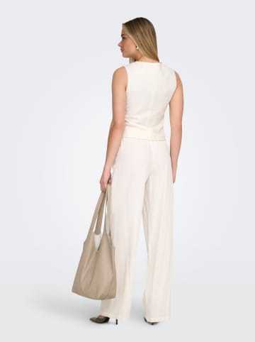 Anzugsweste in Creme