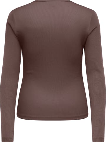 Longsleeve in Braun