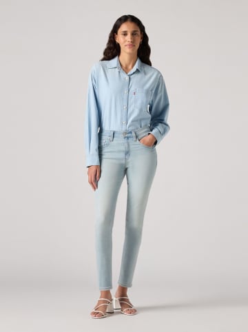 Dżinsy "721" - Skinny fit - w kolorze błękitnym