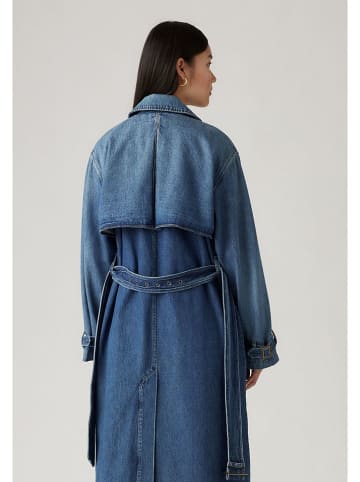 Jeans-Trenchcoat in Blau