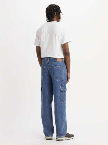Levi's Bojówki dżinsowe "568" - Loose fit - w kolorze niebieskim