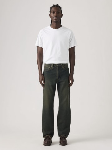 Jeans "568" - Loose Straight fit - in Dunkelblau/ Khaki