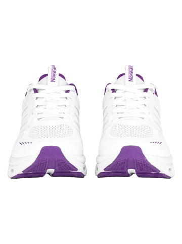 Geographical Norway Sneakers "Oriane" in Weiß/ Lila