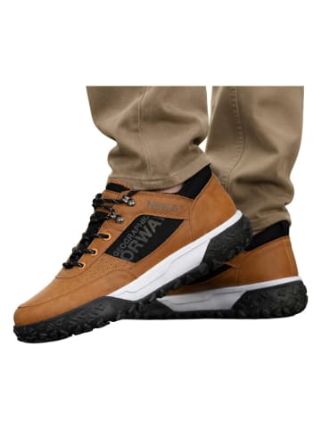 Geographical Norway Sneakers "Opunto" in Hellbraun