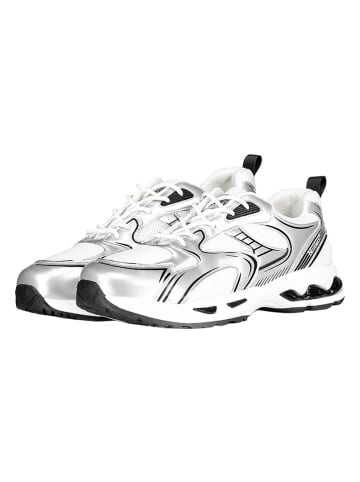 Geographical Norway Sneakers "Orfo" in Weiß/ Silber