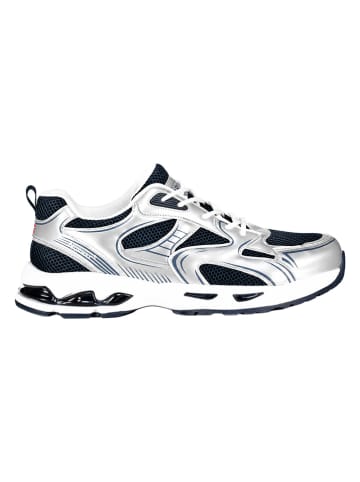 Geographical Norway Sneakers "Orfo" in Silber/ Dunkelblau