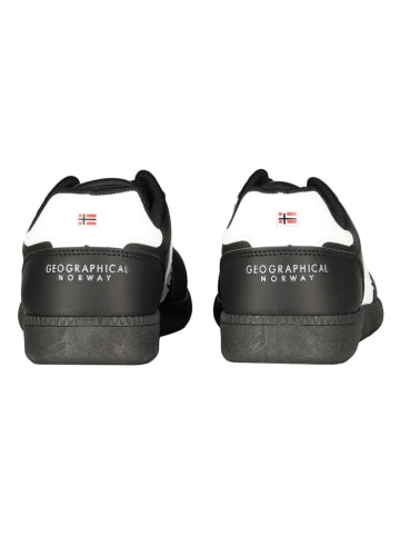 Geographical Norway Sneakers "Objection" in Schwarz/ Weiß