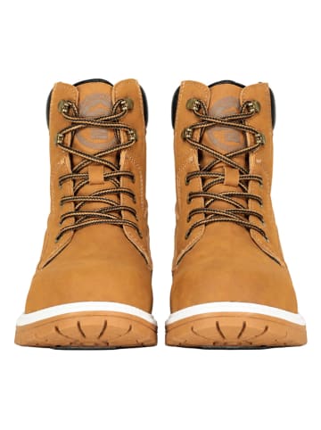 Geographical Norway Leder-Boots "Orafa" in Hellbraun