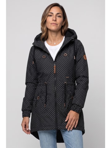 alife and kickin Parka zimowa "Charlotte" w kolorze czarnym