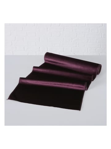Materiały dekoracyjne (2 szt.) w kolorze czerwonym i fioletowym - 200 x 35 cm