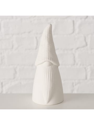 Dekofigur "Zippel" in Weiß - (H)13 cm