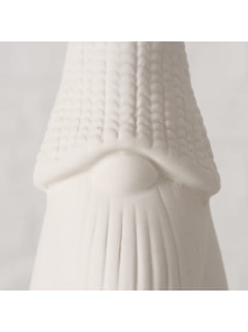 Dekofigur "Zippel" in Weiß - (H)13 cm