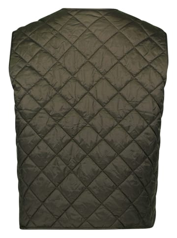 Doorgestikte bodywarmer donkergroen