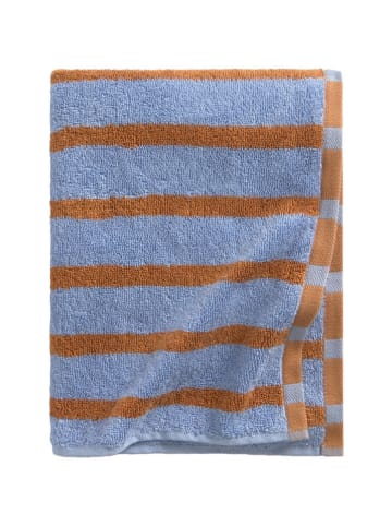 Handtuch "Saturno" in Hellblau/ Hellbraun