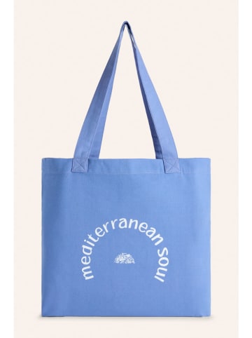 Einkaufstasche ''Rambla'' in Hellblau - (L)35 x (B)40 cm