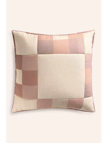 Kissenhülle ''Renne'' in Beige/ Rosa