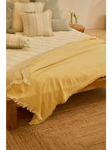 Sprei "Laye" geel