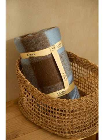 Plaid ''Oslo'' in Blau/ Braun
