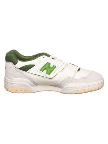 Leder-Sneakers in Weiß