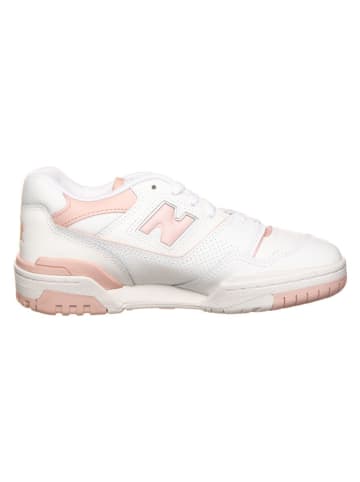 Skórzane sneakersy w kolorze białym