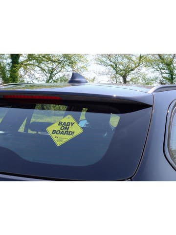 Autoschild "Baby on Board" in Gelb