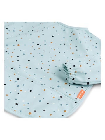 Ärmellätzchen "Happy dots" in Hellblau