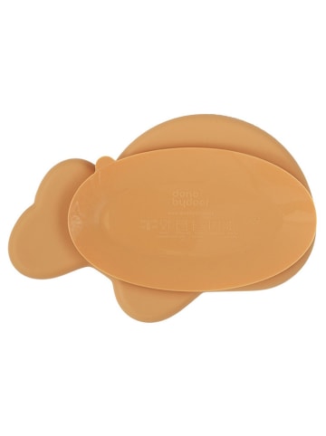 Esslernteller "Wally" in Senf - (B)22,5 x (H)2,5 x (T)15,5 cm