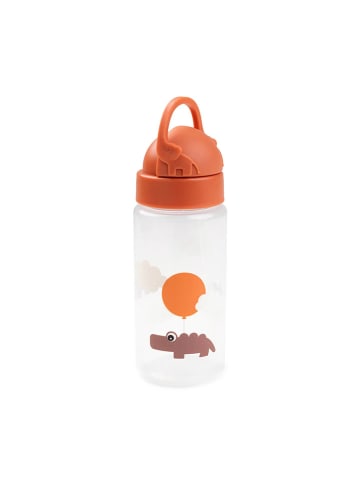 Trinkflasche "Happy clouds" in Orange - 350 ml