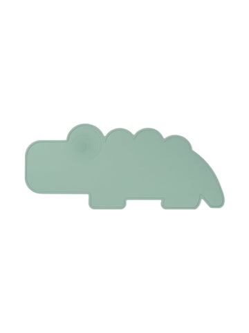 Silicone eetmat "Croco" groen