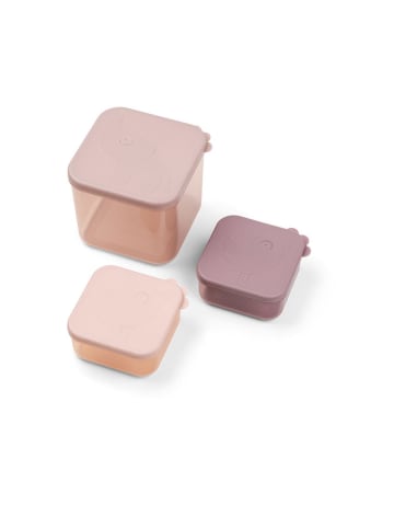 3er-Set: Frischhaltedosen "Elphee" in Rosa