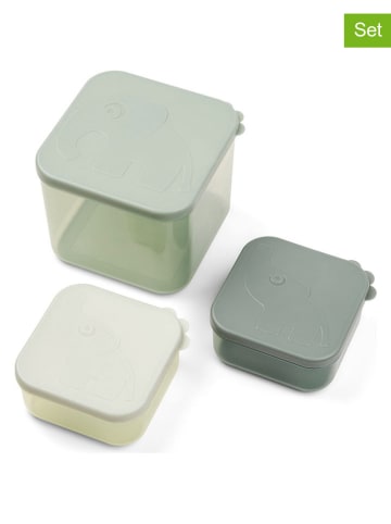 3-delige set: lunchboxen "Elphee" groen