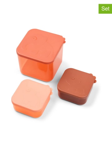 3tlg. Lunchboxen-Set "Elphee Papaya" in Orange