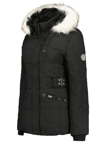 Steppjacke "Chesmai" in Schwarz